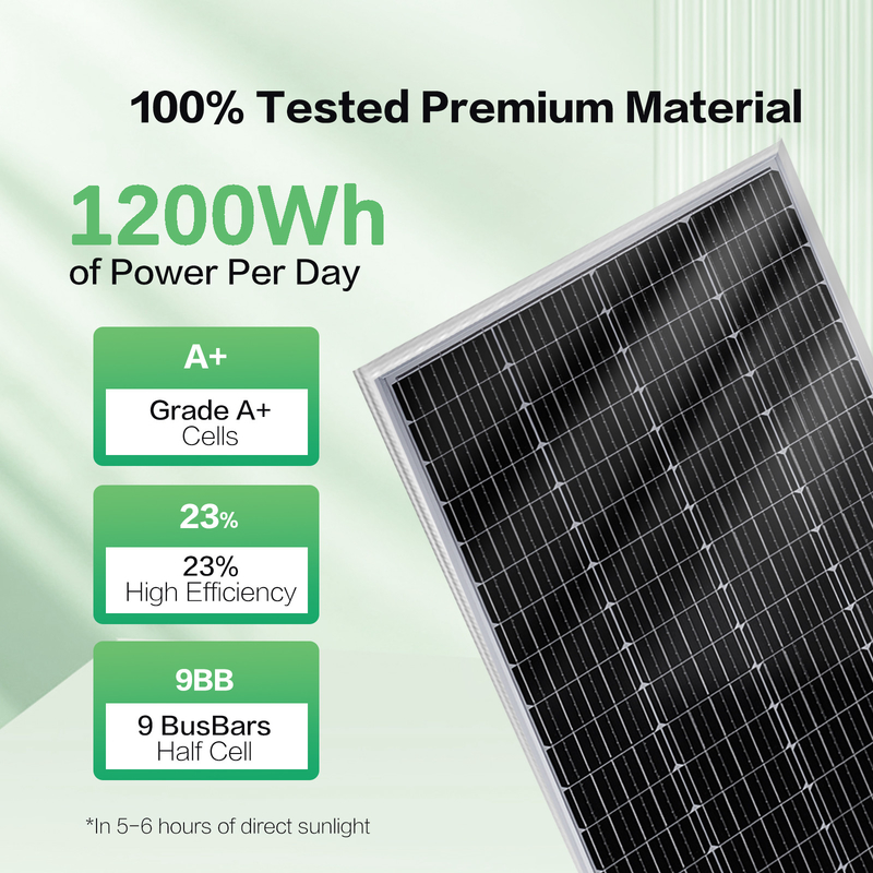 12v太陽光パネル 200w モノオフグリッド電源